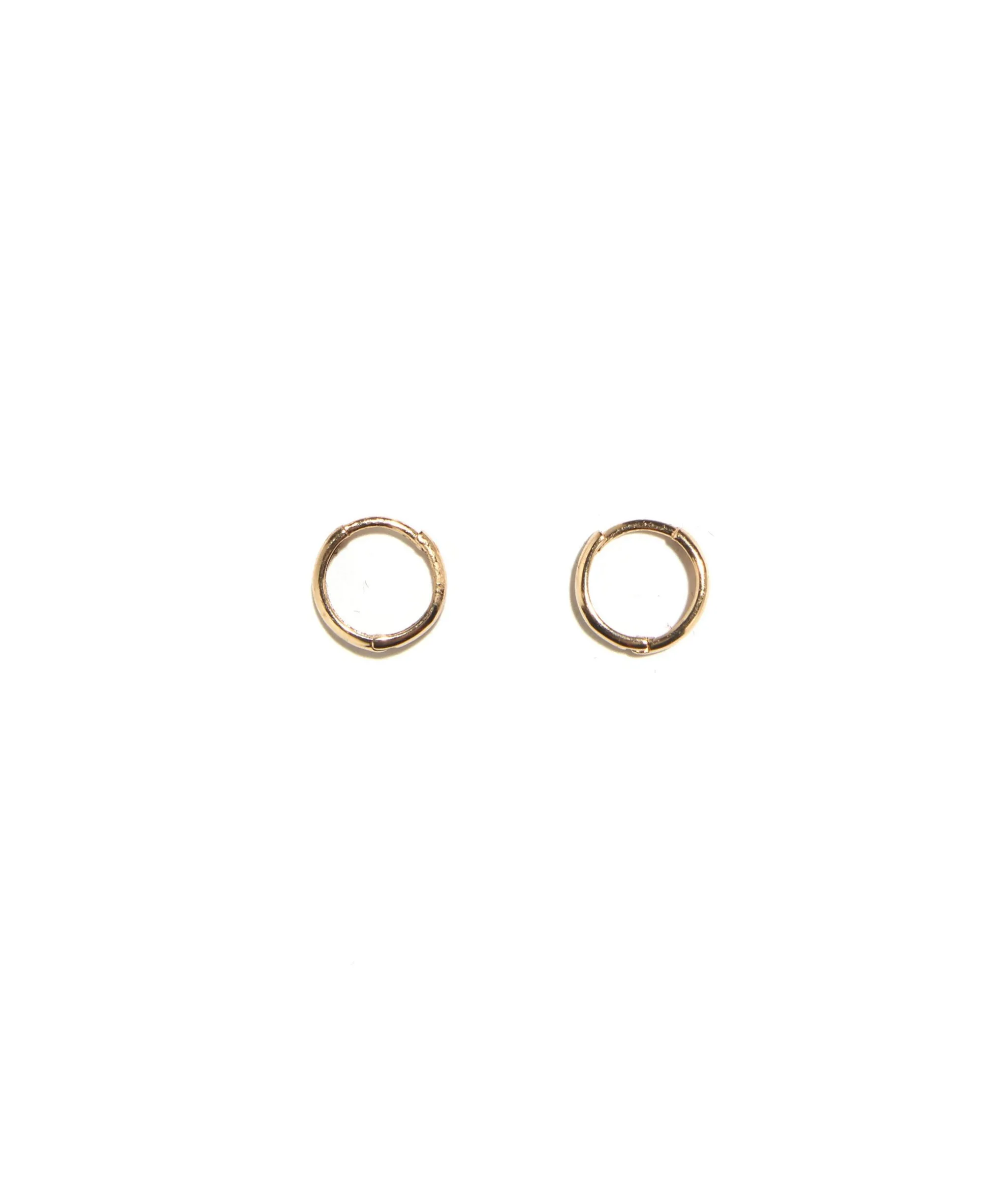 11mm 14k Gold Hoops