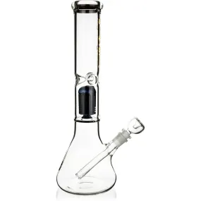 14 Beaker Bong w/ Single Tree Perc, by Crystal Glass