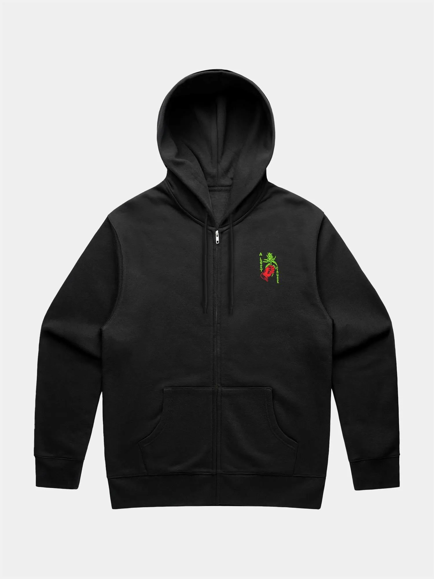 A Lost Cause High As Hell Zip Hoodie - Black