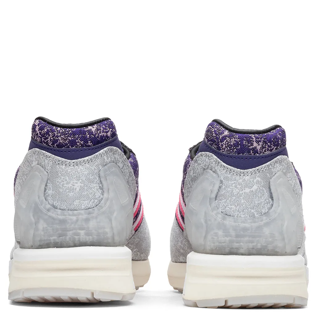 Adidas Originals x Vieux Lyon V-ZX 8000 - Silver Metallic/Semi Solar Pink