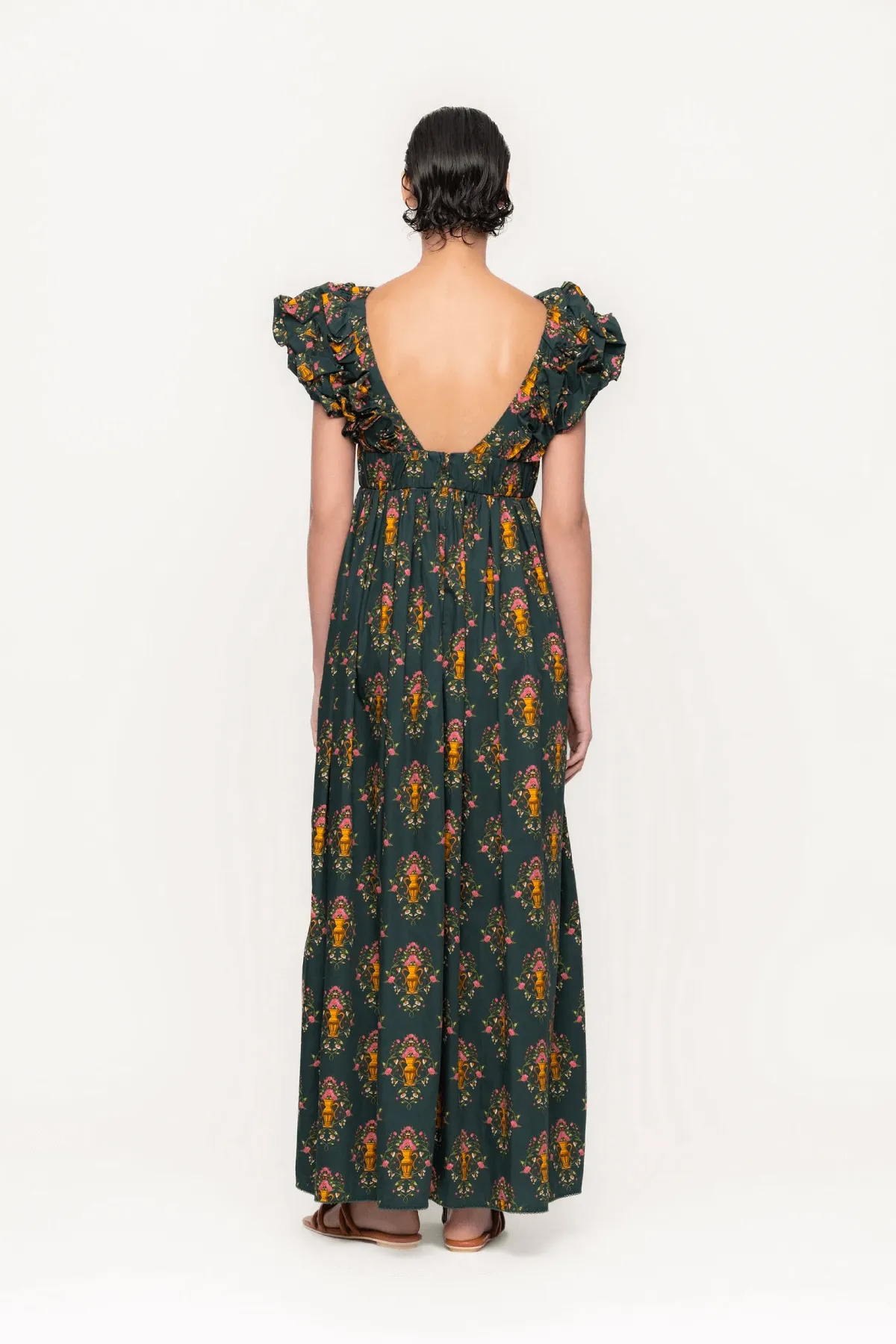 Agua by Agua Bendita Calatea Cotton Maxi Dress - Remedios