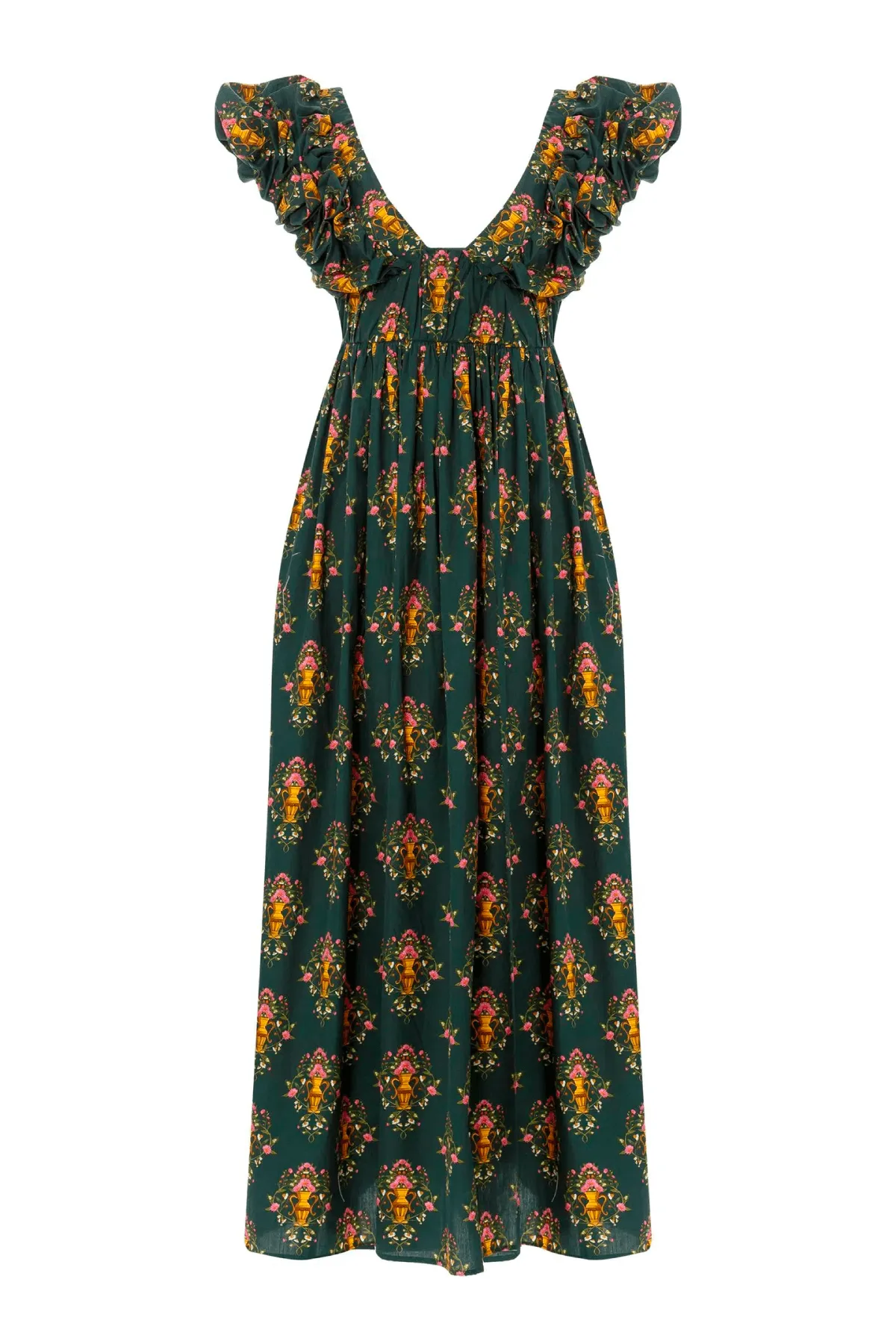 Agua by Agua Bendita Calatea Cotton Maxi Dress - Remedios