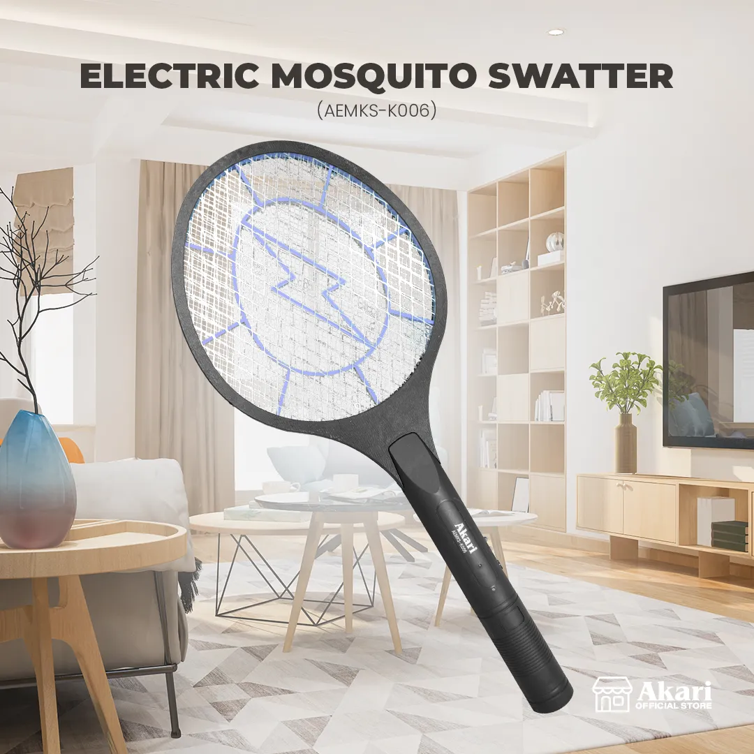 Akari B1T1: Electric UV Mosquito Swatter w/ retractable plug