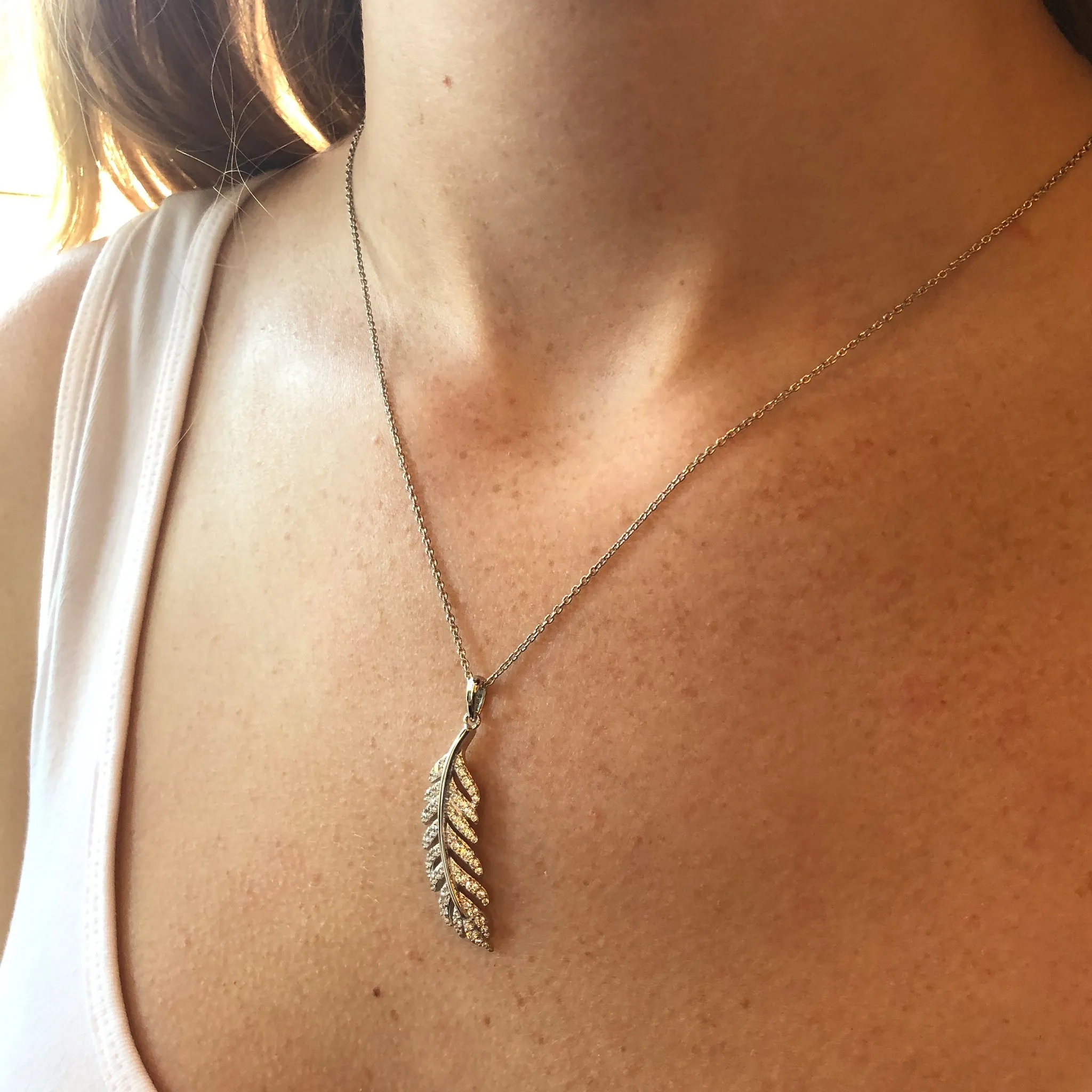 Angel Feather Necklace