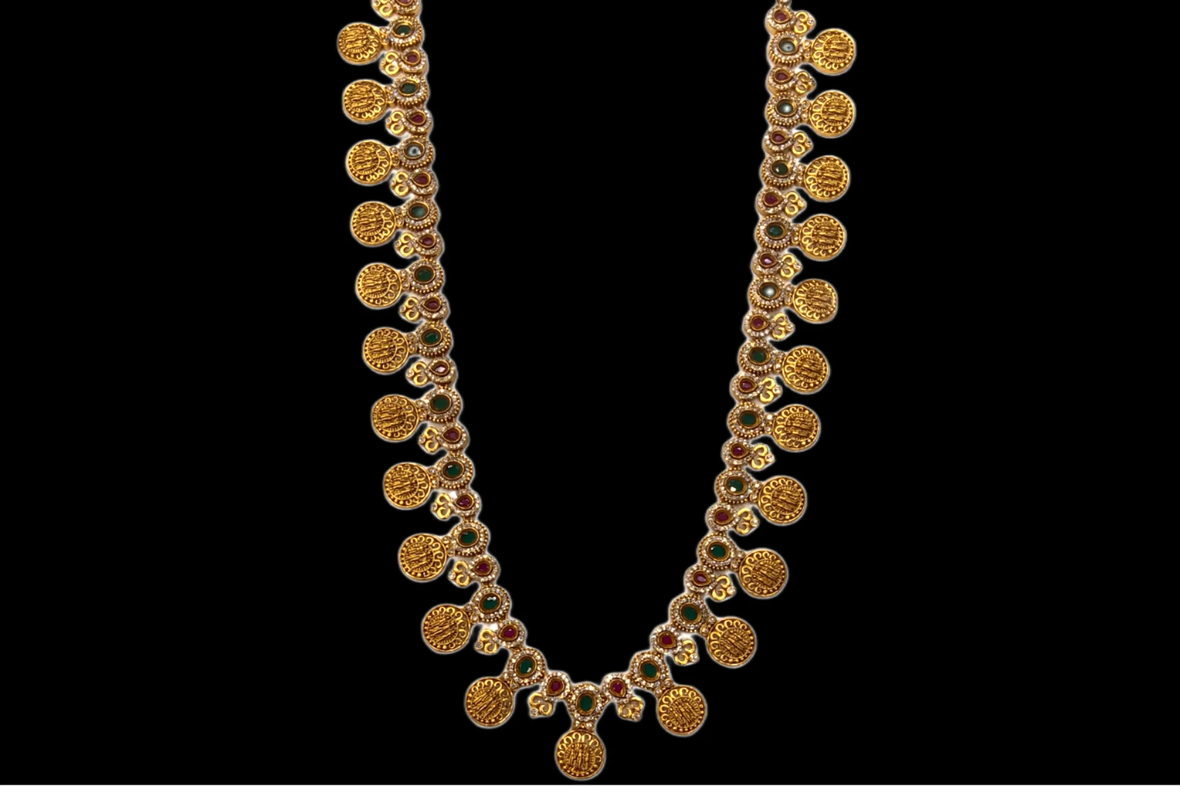 Antique Ram Parivaar Bottu Haram Set By Asp Fashion Jewellery