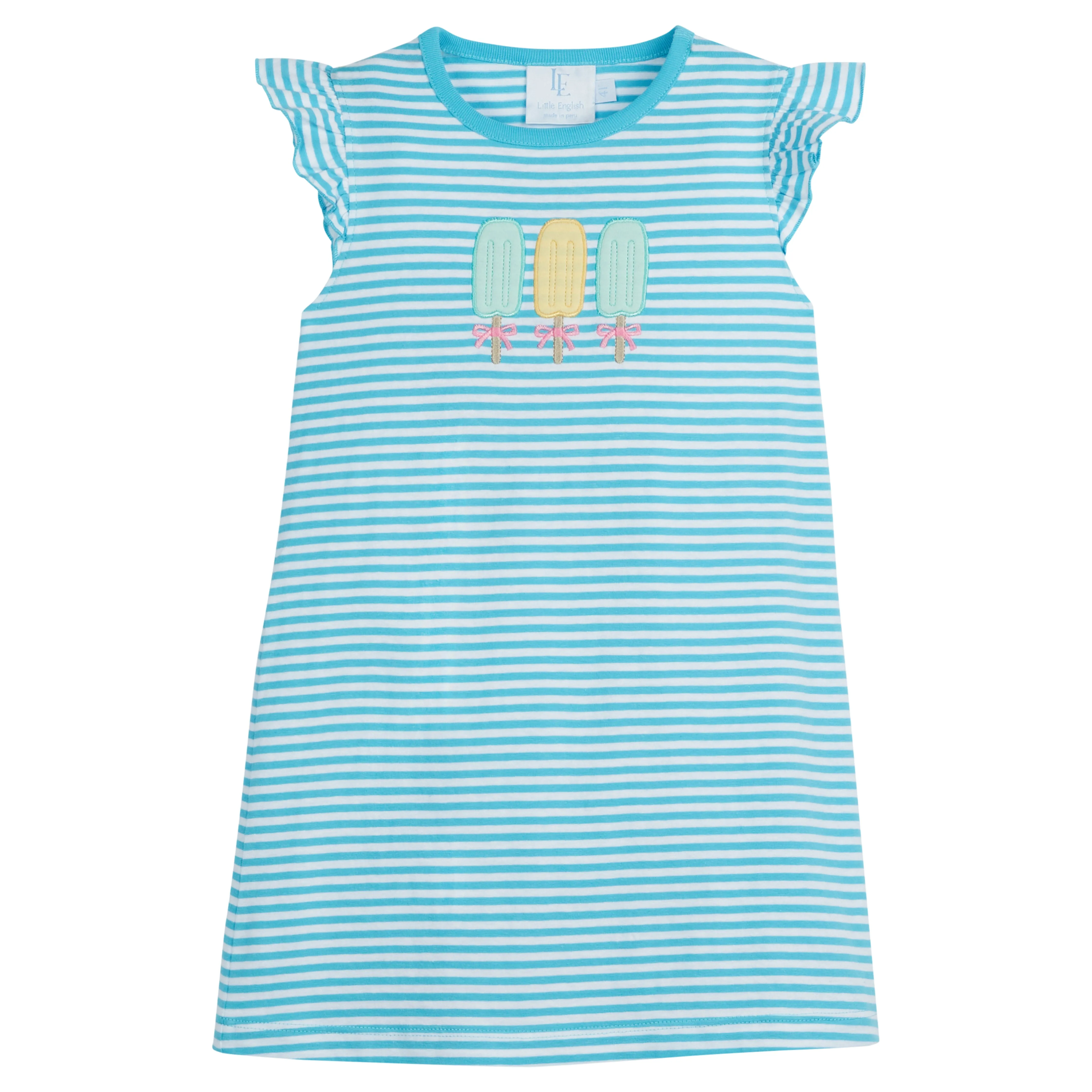 Applique Tilly Dress - Popsicle