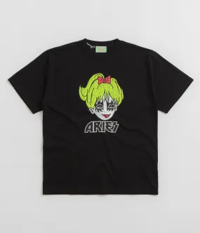 Aries Kiss T-Shirt - Black