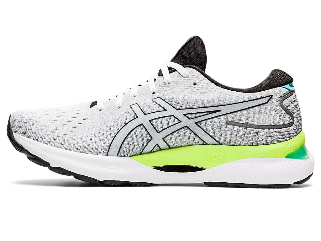 ASICS Men's GEL-NIMBUS 24 (White/Black)