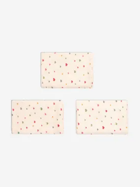 Baby 3 Pack Muslin Cloths Set in Ivory