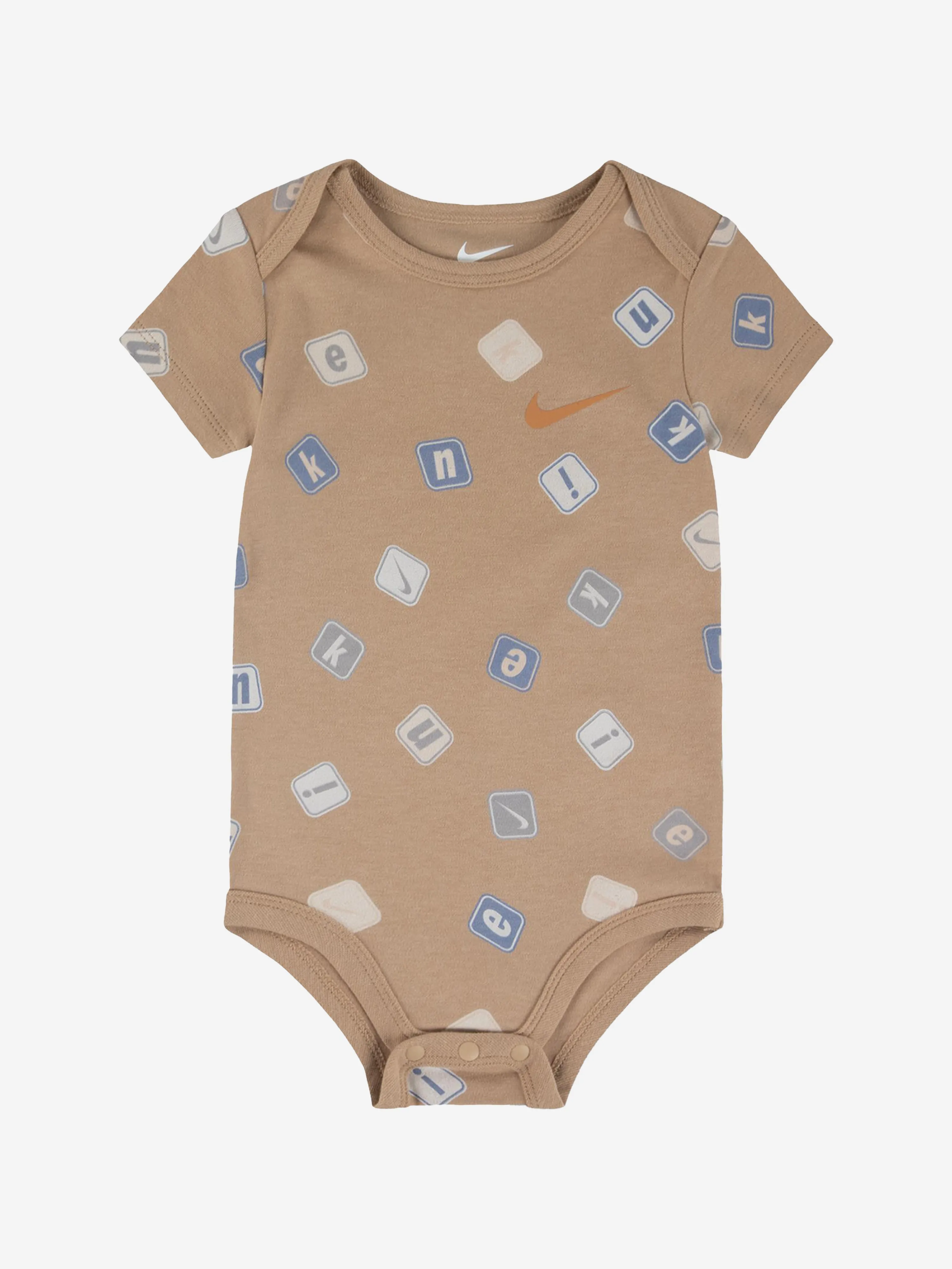 Baby AOP Bodysuit And Leggings Set in Beige