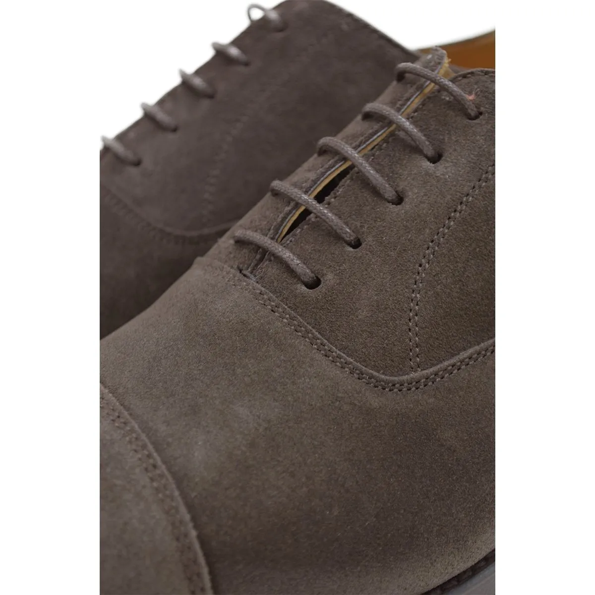 Berwick 1707 Straight Cap Oxford (5217) -Dark Brown Suede