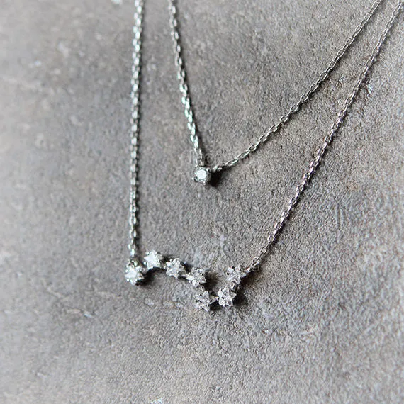 Big Dipper layered necklace