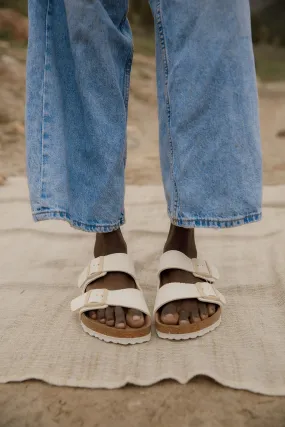 Birkenstock Arizona Vegan in Eggshell