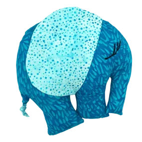 Blue Elephant Fairy Tooth Pillow Plushie with Secret Ear Pocket