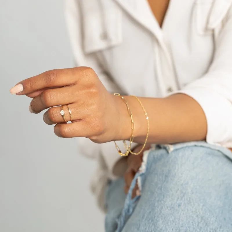 Bold Paperclip Bracelet