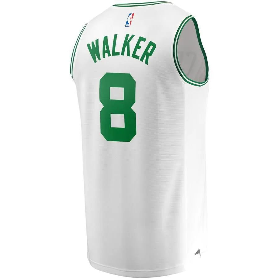 Boston Celtics Kemba Walker Fanatics Branded Replica Fast Break Player Association Jersey Kids - White | Ireland I7586I5