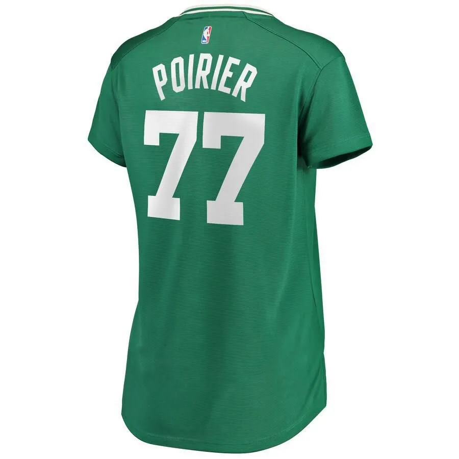 Boston Celtics Vincent Poirier Fanatics Branded Fast Break Player Icon Jersey Womens - Green | Ireland Y2455P3