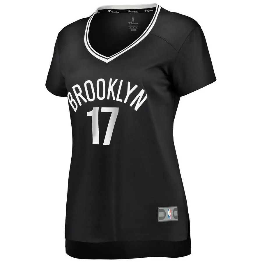 Brooklyn Nets Garrett Temple Fanatics Branded Fast Break Player Icon Jersey Womens - Black | Ireland O4267P4