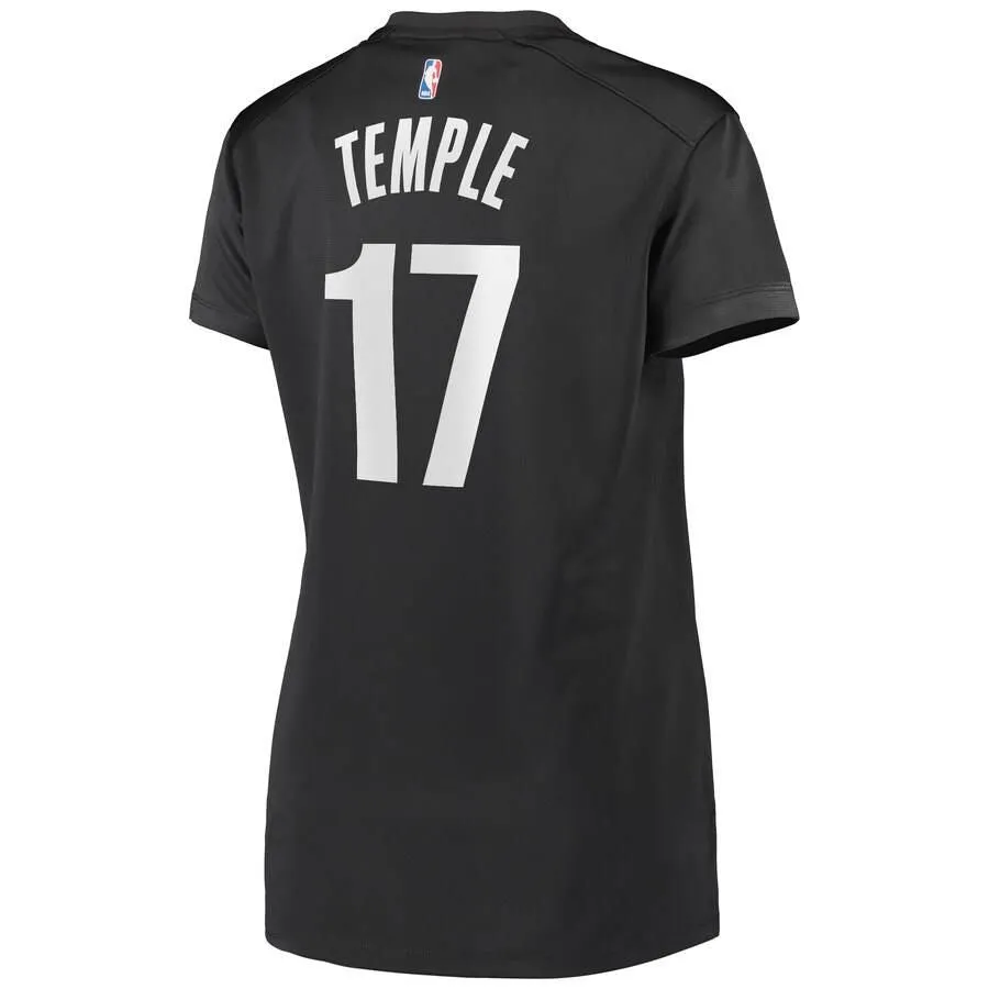 Brooklyn Nets Garrett Temple Fanatics Branded Fast Break Player Statement Jersey Womens - Dark Grey | Ireland S0171Y3