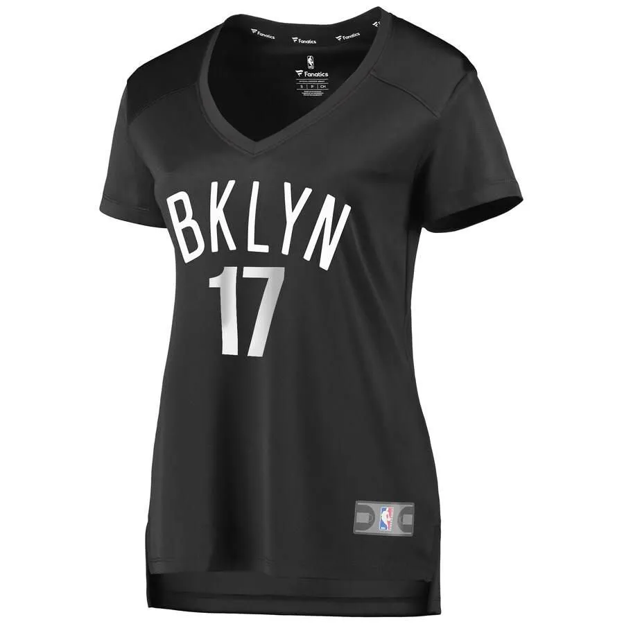 Brooklyn Nets Garrett Temple Fanatics Branded Fast Break Player Statement Jersey Womens - Dark Grey | Ireland S0171Y3