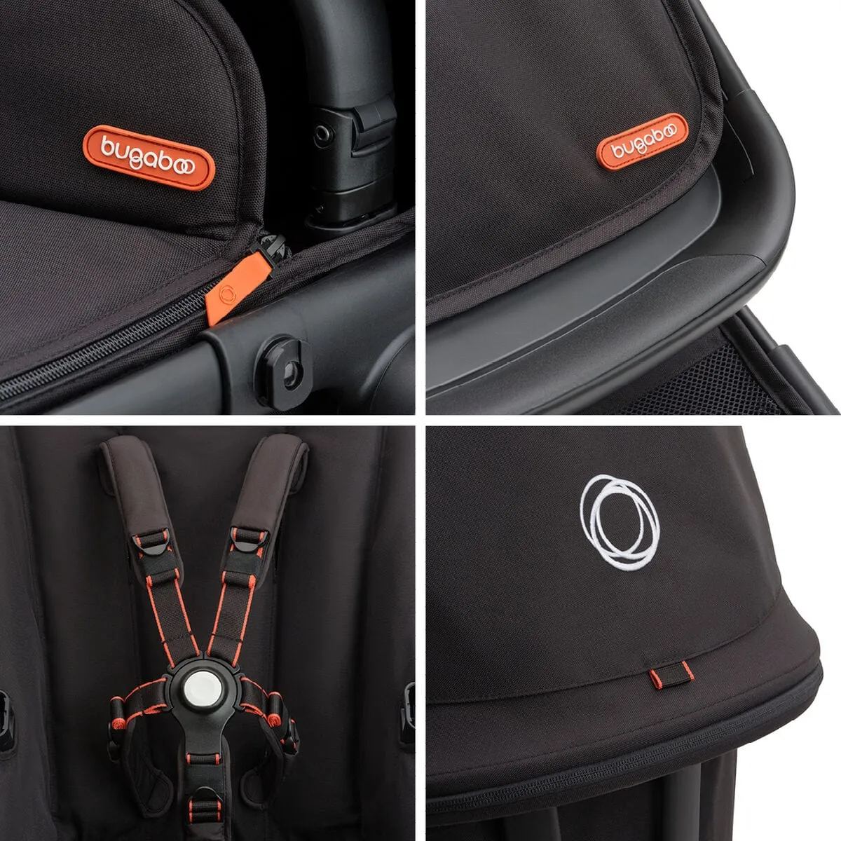 Bugaboo Fox Cub Essential Bundle - Black/Midnight Black/Midnight Black