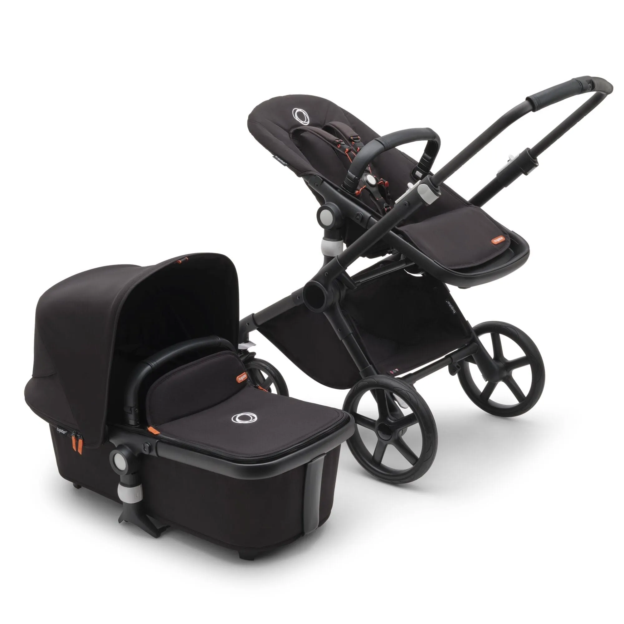 Bugaboo Fox Cub Essential Bundle - Black/Midnight Black/Midnight Black