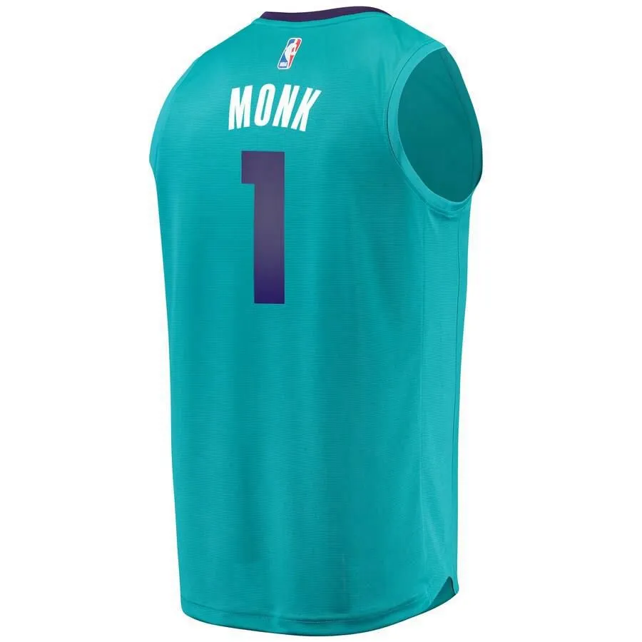 Charlotte Hornets Malik Monk Fanatics Branded Replica Fast Break Icon Jersey Kids - Blue | Ireland Y5629R7