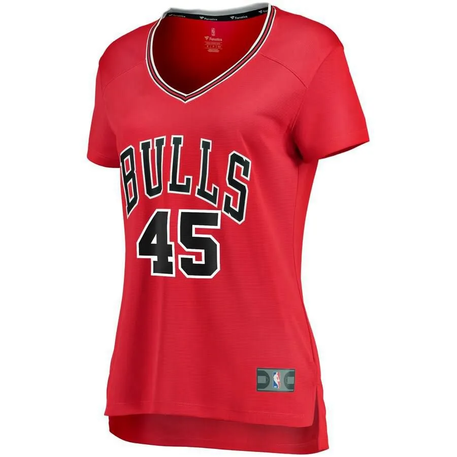 Chicago Bulls Denzel Valentine Fanatics Branded Fast Break Player Icon Jersey Womens - Red | Ireland P0192X6