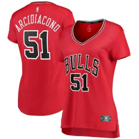 Chicago Bulls Ryan Arcidiacono Fanatics Branded Fast Break Player Team Icon Jersey Womens - Red | Ireland L9275C7