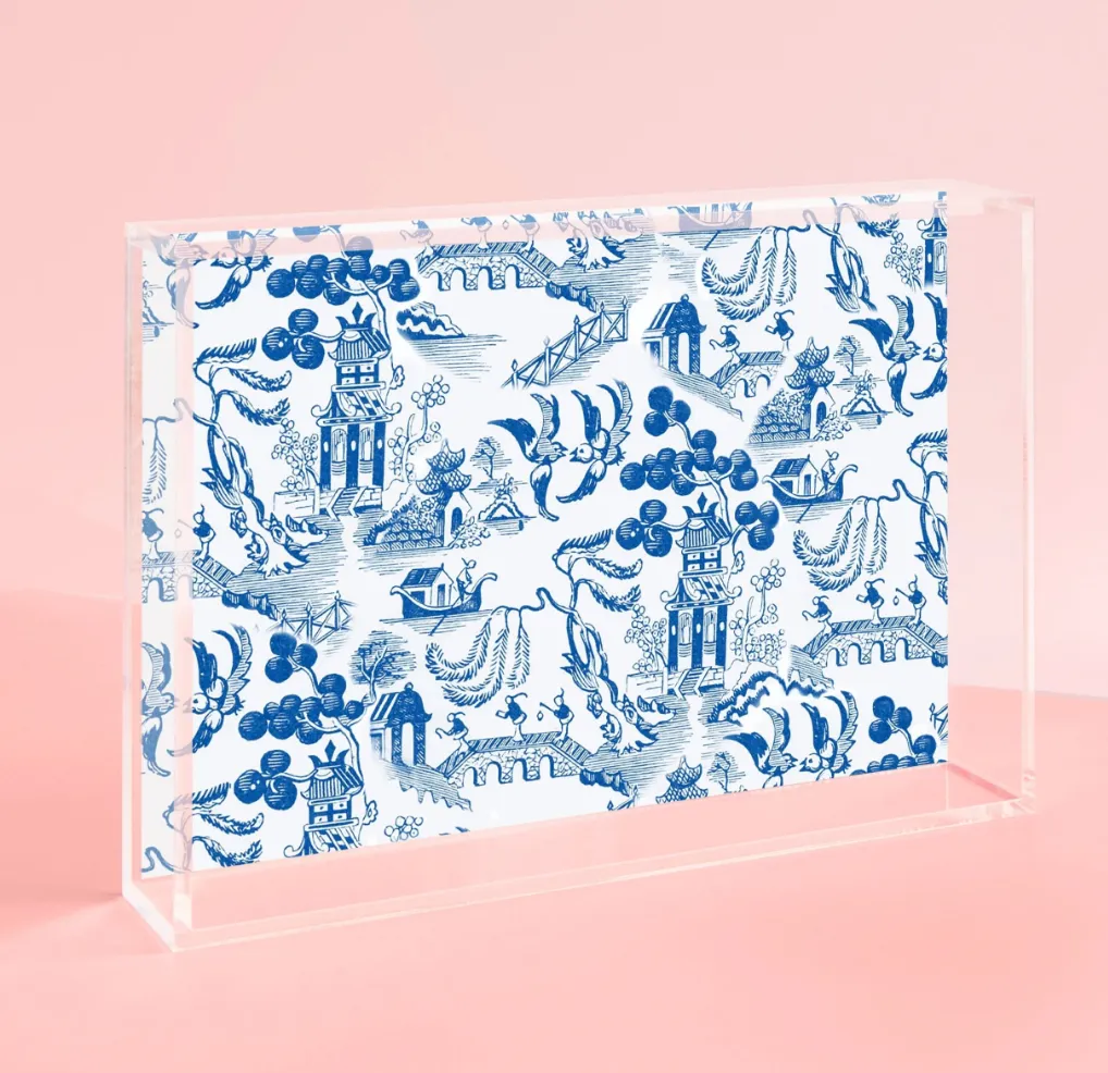 Chinoiserie Print Tray | Small