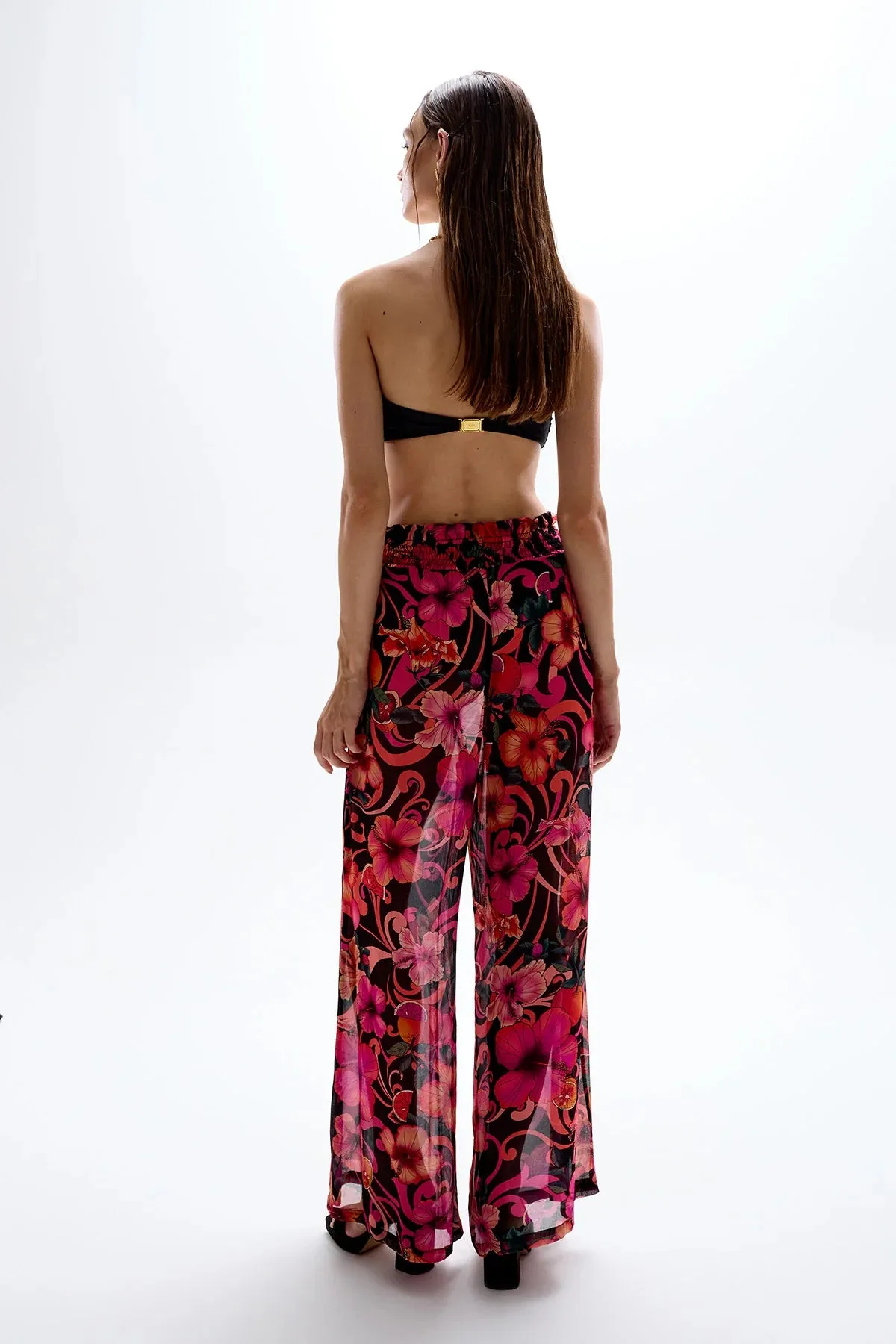 Cin Cin - Mission Shirred Pants - Hibiscus Pink