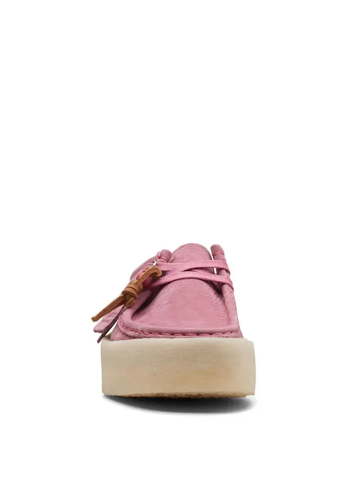 Clarks Originals Wallabee Cup Shoes Pink Nubuck