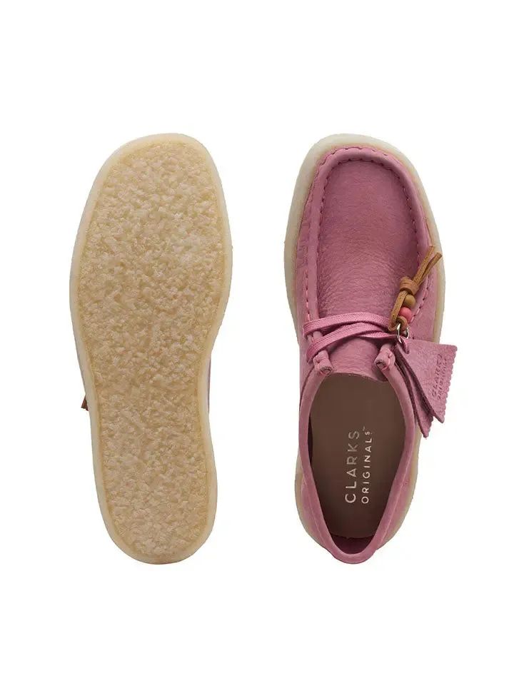 Clarks Originals Wallabee Cup Shoes Pink Nubuck