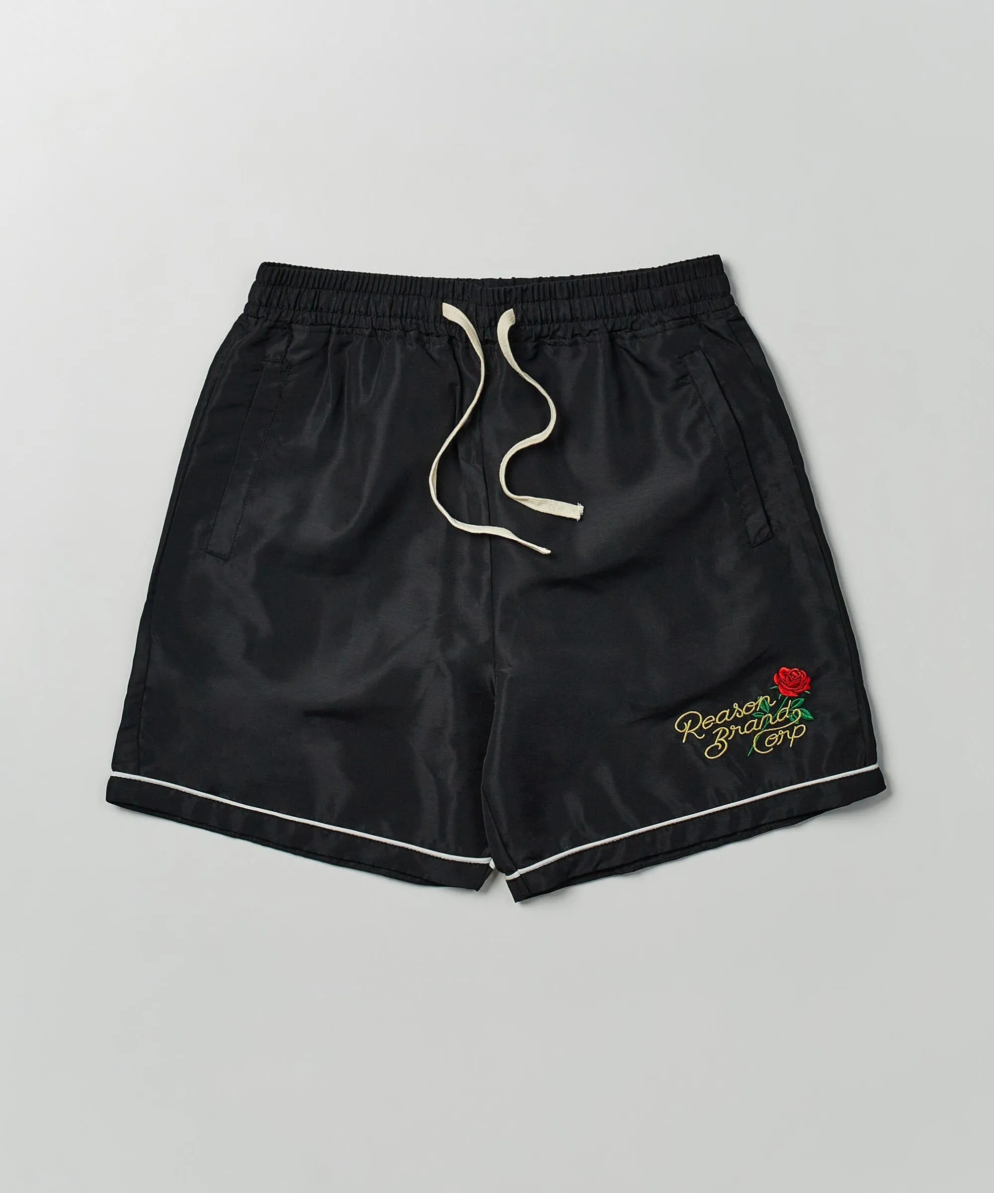 Clubmaster Embroidered Shorts - Black