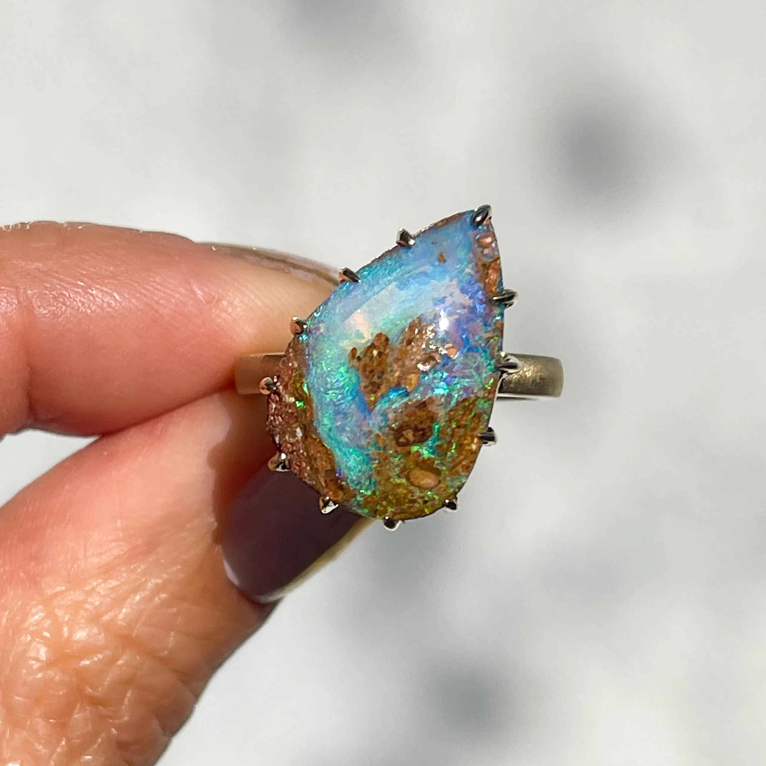 Crystal Cay Australian Opal Ring