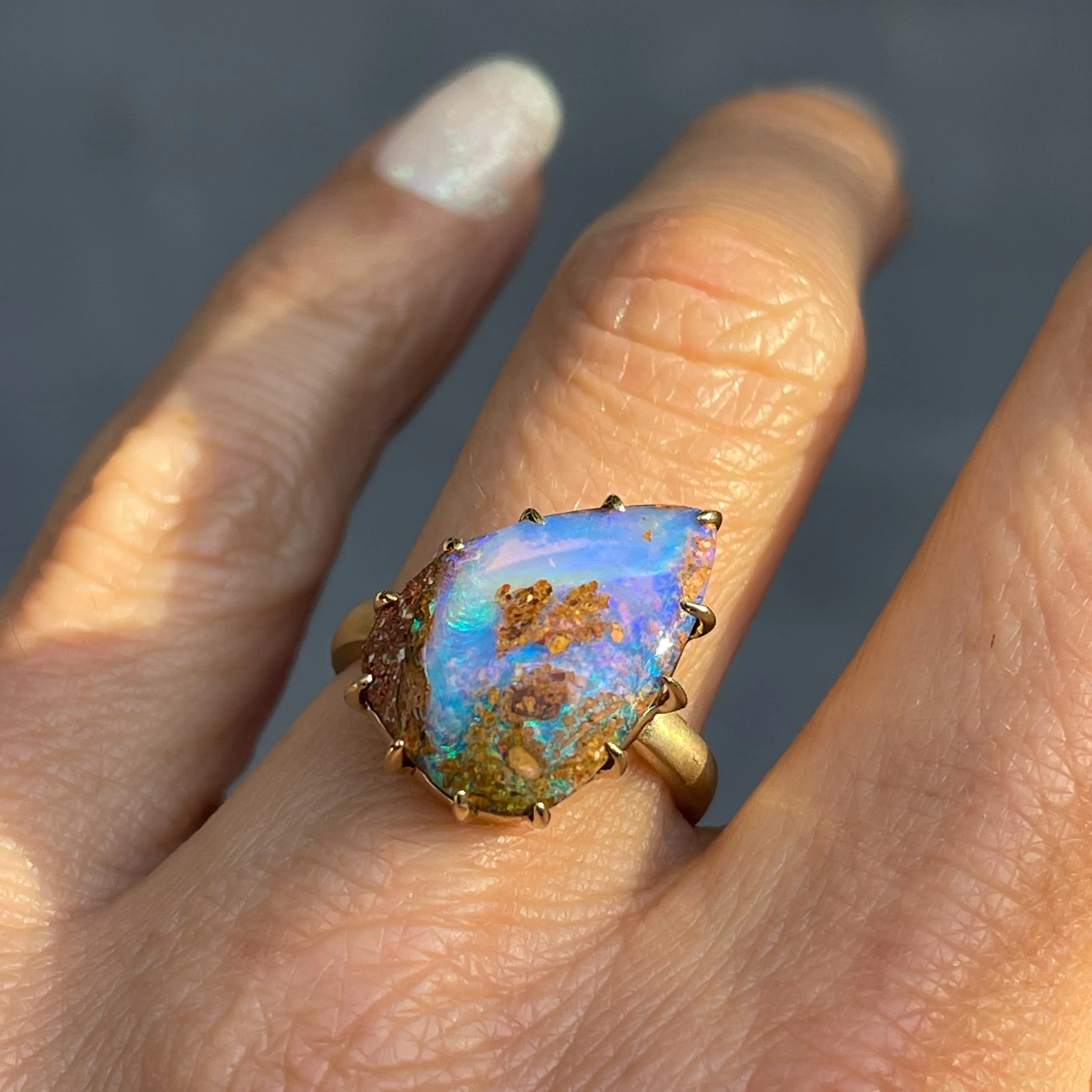 Crystal Cay Australian Opal Ring