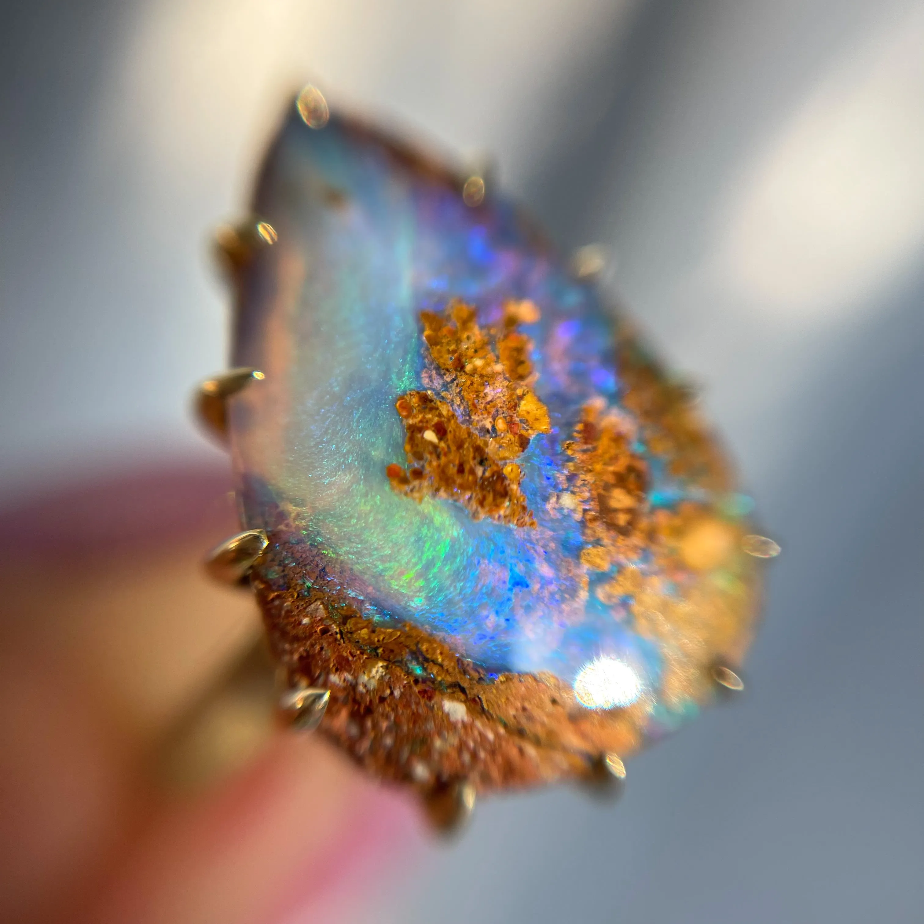 Crystal Cay Australian Opal Ring