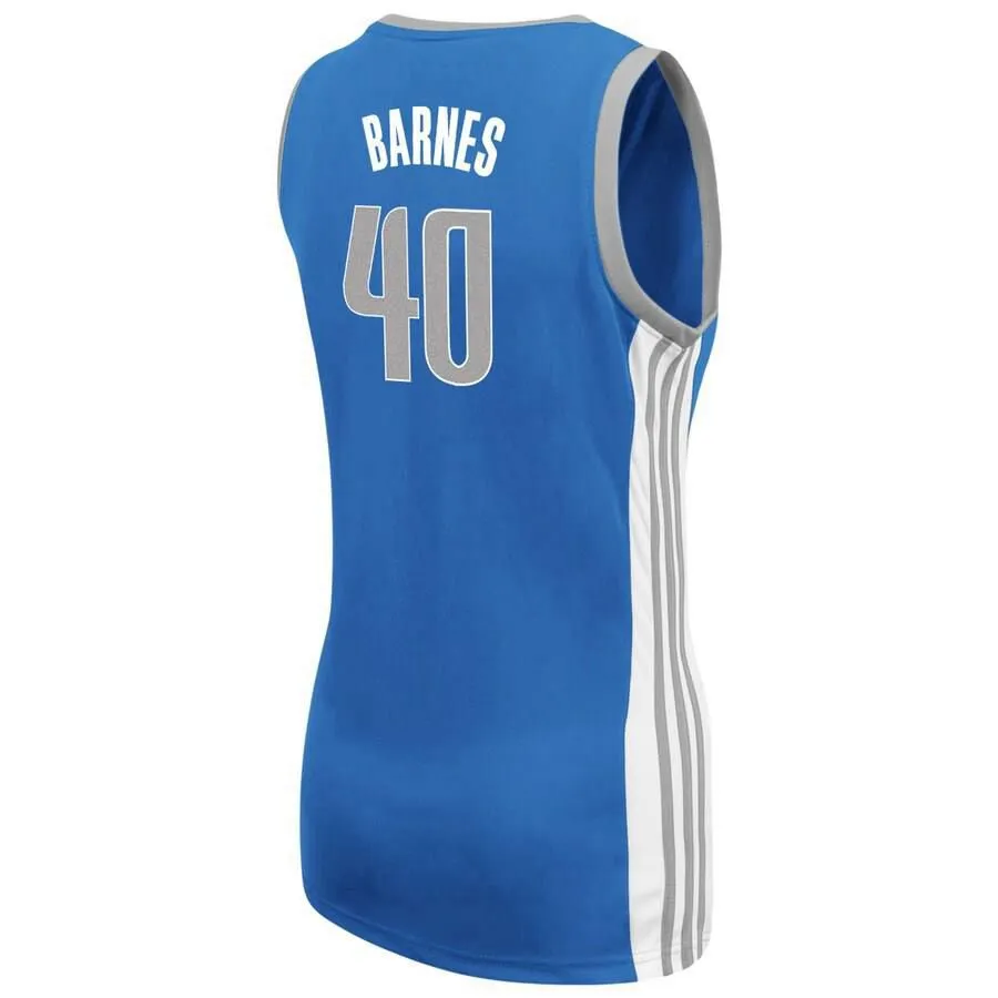 Dallas Mavericks Harrison Barnes Adidas Replica Road Jersey Womens - Blue | Ireland P2081C7