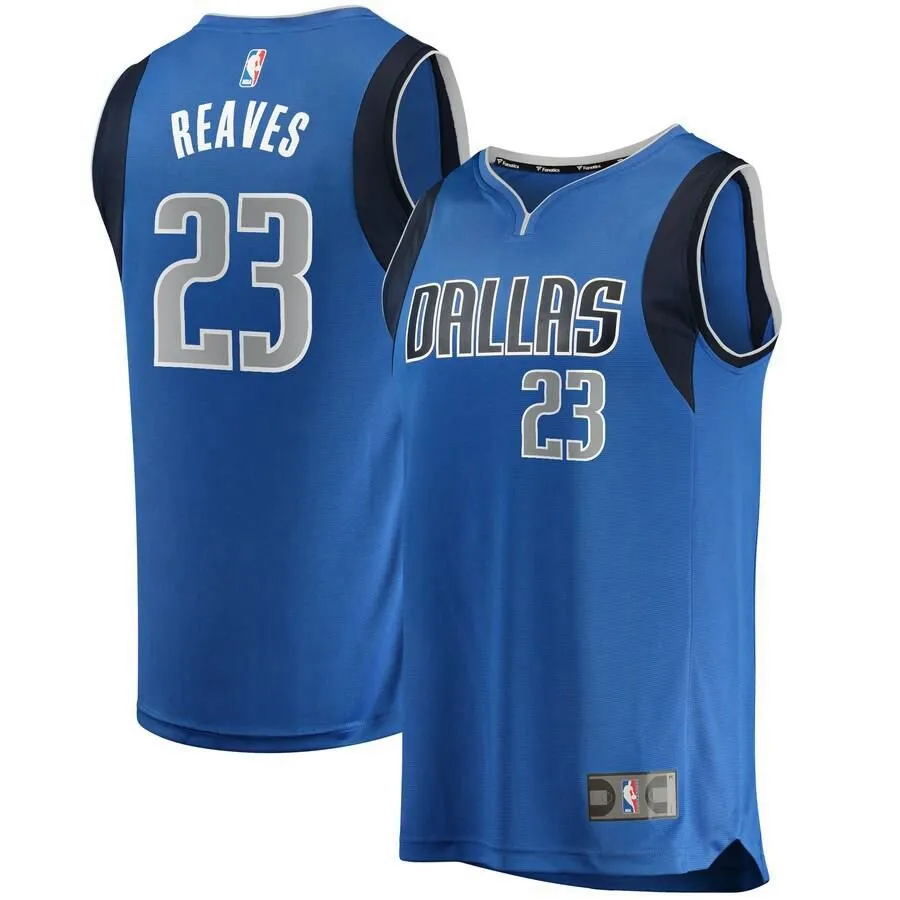 Dallas Mavericks Josh Reaves Fanatics Branded Replica Fast Break Player Icon Jersey Kids - Blue | Ireland V7767M5