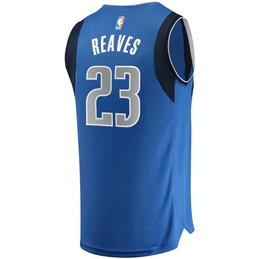 Dallas Mavericks Josh Reaves Fanatics Branded Replica Fast Break Player Icon Jersey Kids - Blue | Ireland V7767M5