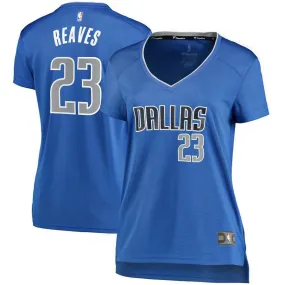 Dallas Mavericks Josh Reaves Fanatics Branded Replica Fast Break Player Icon Jersey Womens - Blue | Ireland E2021Q8