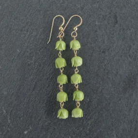 Dangling Five Linked Pakalana Earrings