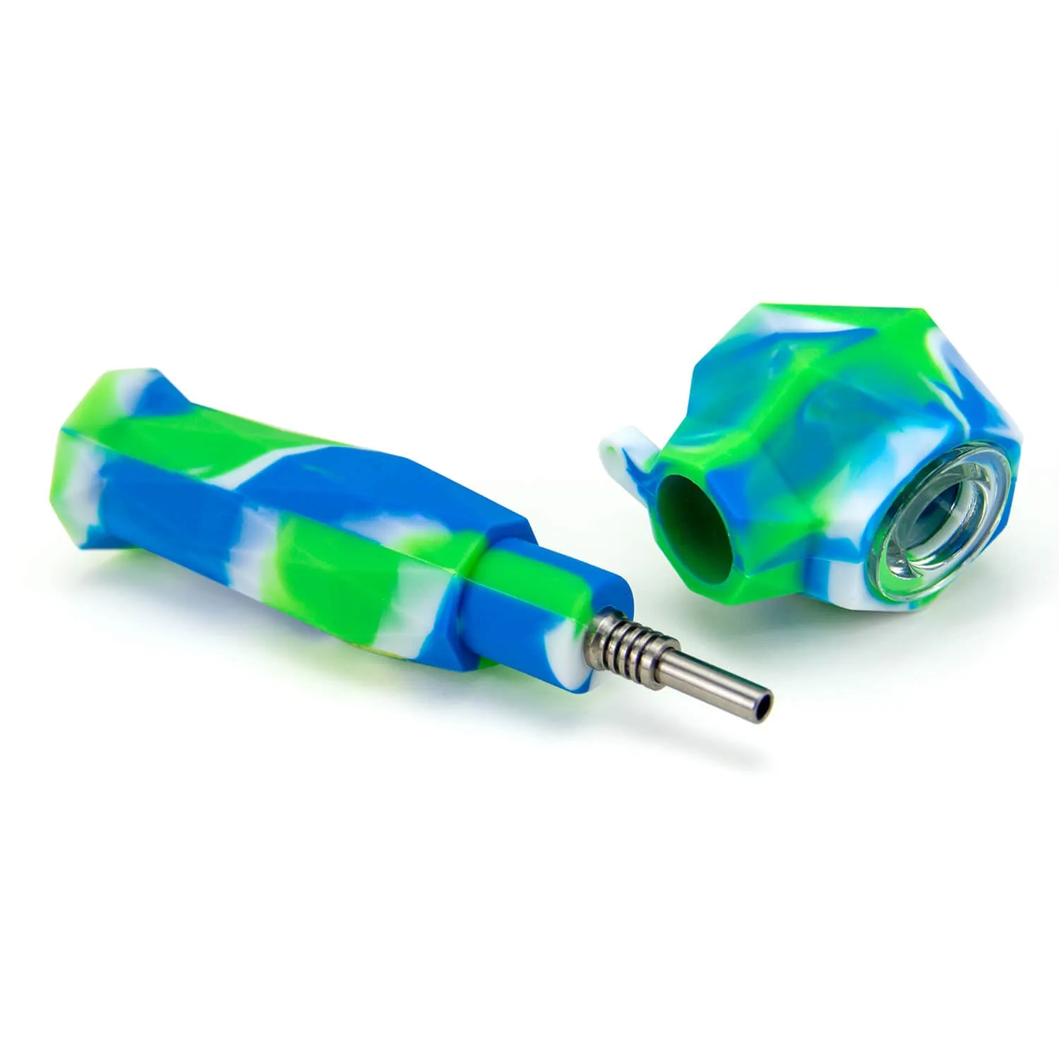 Dual-use Hand Pipe and Nectar Straw