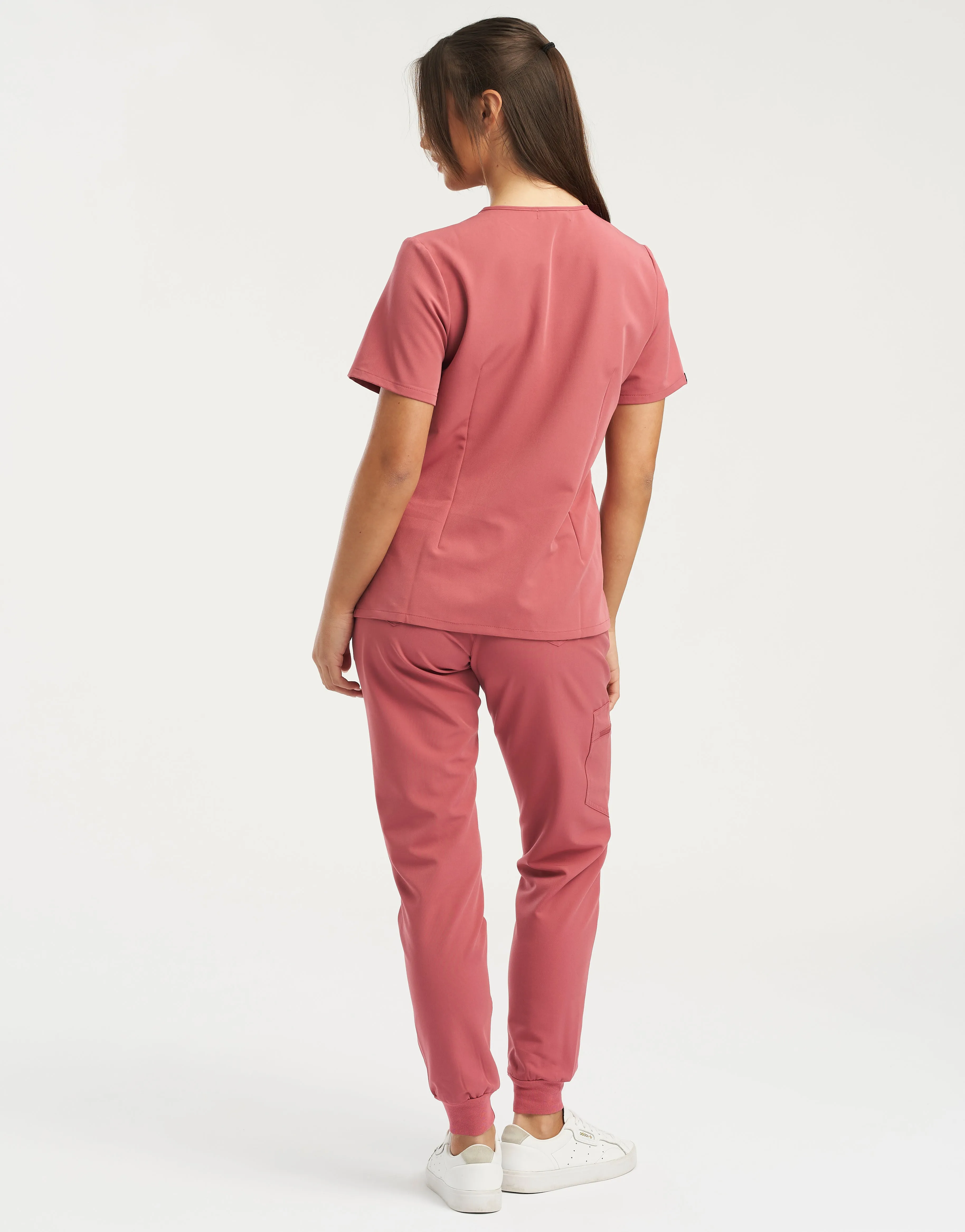 Essential Jogger Scrub Pants - Mauvewood