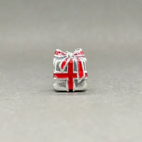 Estate Pandora SS Gift w. Red Bow Bead Charm