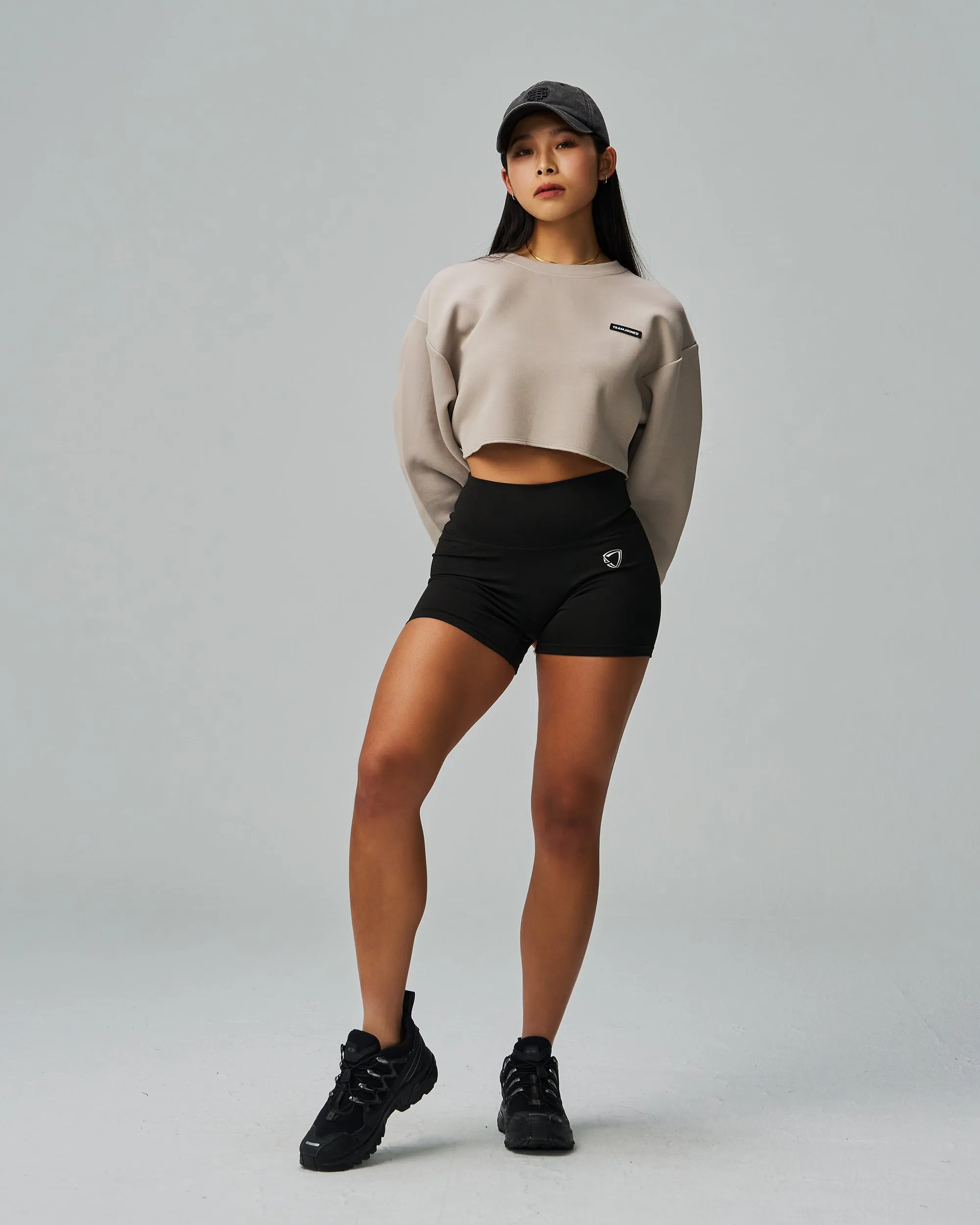 Everyday Label Crop Long Sleeve