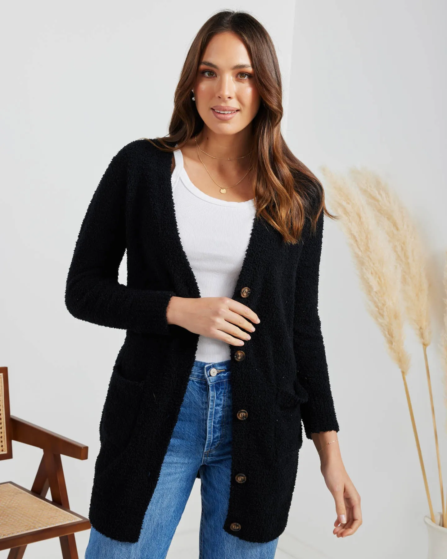 Faith Cardigan-Black