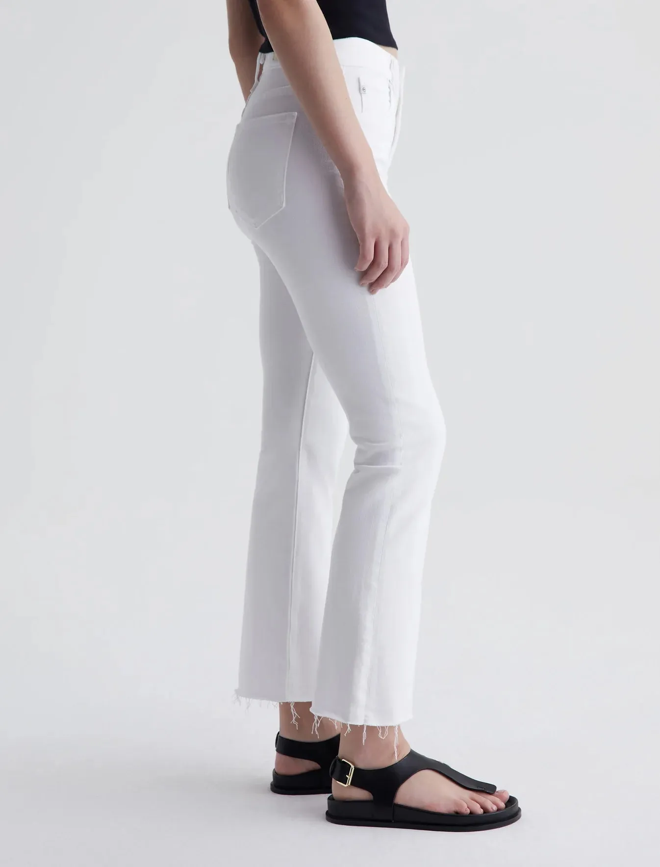 FARRAH BOOT CROP (MODERN WHITE) - A.G. DENIM