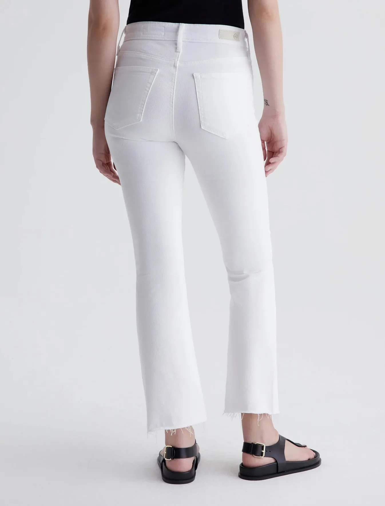 FARRAH BOOT CROP (MODERN WHITE) - A.G. DENIM