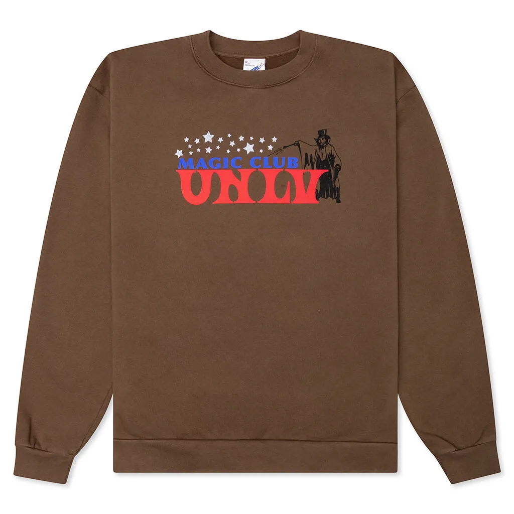 Feature x UNLV Magic Club Crewneck - Monk's Robe